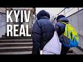 Inside KYIV UKRAINE Real Streets Real People WALK 4K HDR