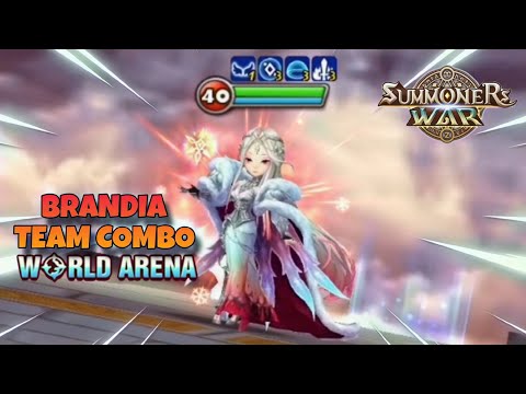 Brandia Team Combo in World Arena Ep. 6 - Summoners War