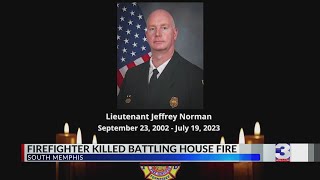 Tributes pour in for Memphis firefighter killed while battling house fire