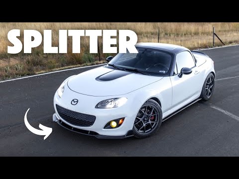 My first Amazon modification! Installing the HK5 front splitter for NC2 Miata