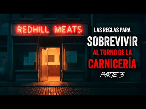 Las REGLAS para SOBREVIVIR al turno de la CARNICERÍA (Parte 3) / Creepypasta