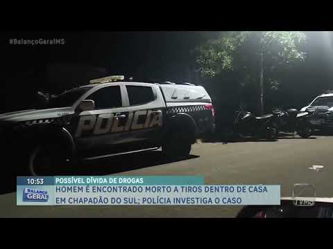 Homem é encontrado morto a tiros dentro de casa em Chapadão do Sul; Polícia investiga o caso