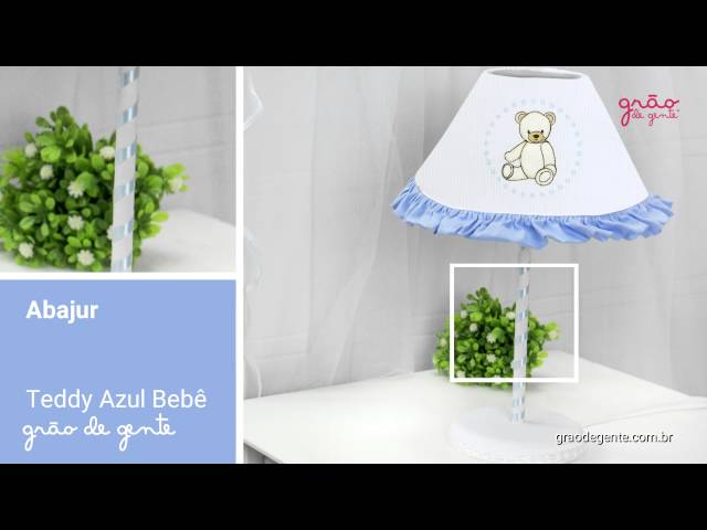 Abajur Teddy Azul | Ref: 50360