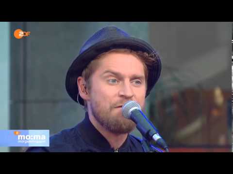 Johannes Oerding im moma Café am 03.08.2015  zdf morgenmagazin