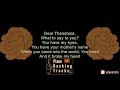Dear Theodosia - Hamilton (Higher Key) Piano Karaoke