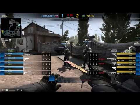 CS GO POV Demo Spirit mir 29 22 vs Fnatic de inferno