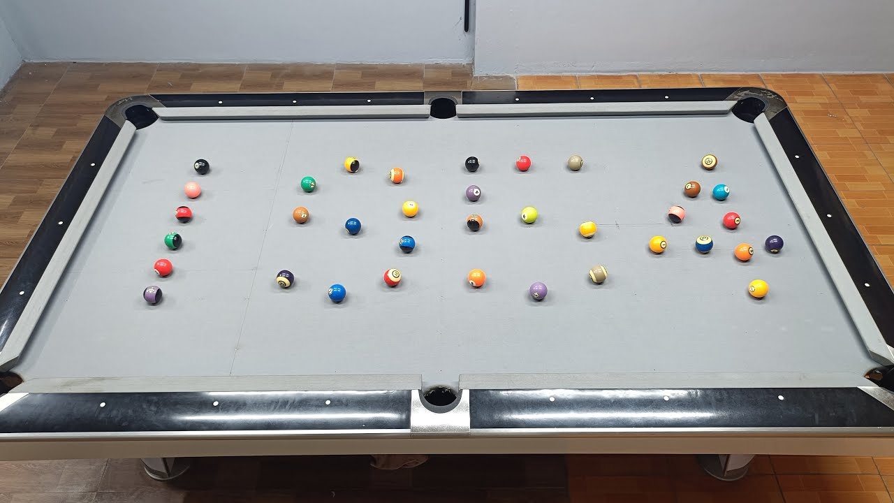 1954 Shape with 36 Balls | One Shot Pool Challenge