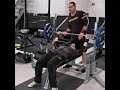 Bench press 140kg 13 reps with legs up