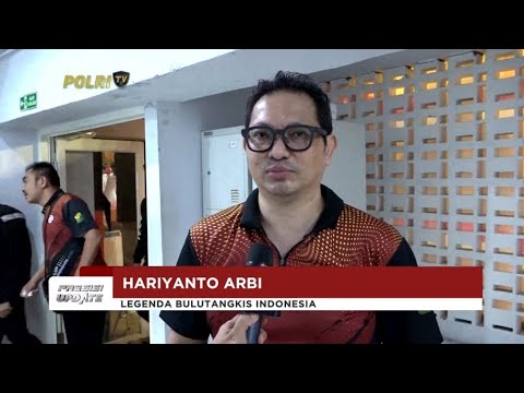 PRESISI UPDATE : HARIANTO ARBI SAMBUT BAIK KAPOLRI CUP BADMINTON CHAMPIONSHIP 2024 27/07/24