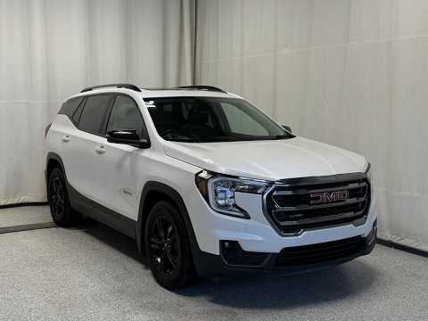 2022 GMC Terrain AWD AT4 in White for sale at Park Mazda in Sherwood Park, AB