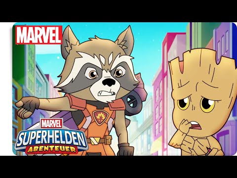 MARVEL SUPERHELDEN ABENTEUER - Spidey, Rocket & Groot - Das ist ja zum Brülllen!