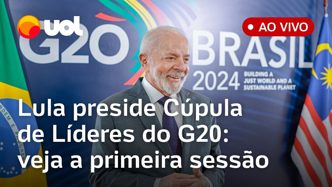 Lula recebe líderes do G20: Acompanhe a chegada de lideranças à cúpula no Rio de Janeiro; ao vivo