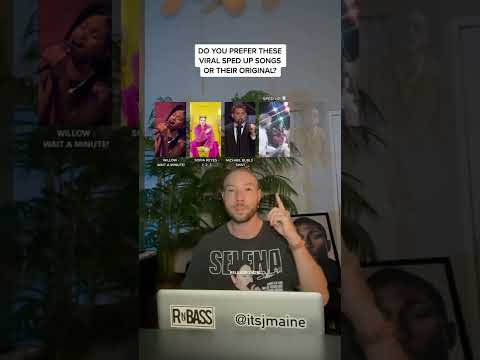 Do You Prefer These Viral Sped Up Sounds Or Their Original Song? Willow, Suave, Hola, Sway #shorts