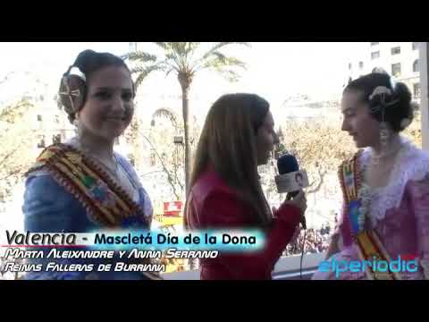 Burriana - Fallas 2014 - Mascletá Día Dona - Reinas Burriana