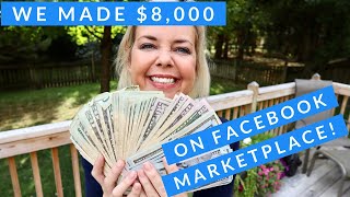 How to sell on Facebook Marketplace! We made $8000!!! Selling it ALL!