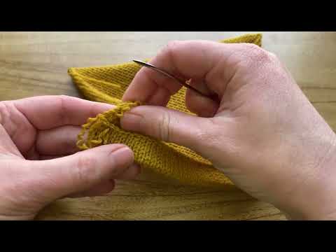 Folded Hem Knitting Tutorial