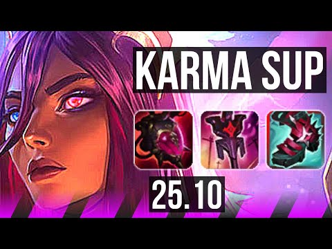 KARMA & Mel vs XERATH & Lucian (SUP) | 4/4/24 | EUW Diamond | 25.10