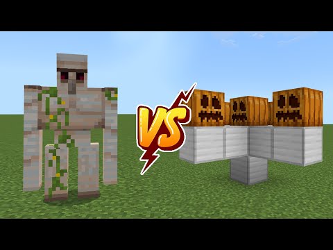 iron golem VS helicopter golem