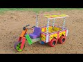 How To Make Matchbox Cycle Rickshaw II DIY Matchbox Cycle Rickshaw With DC Motor II Ashton Creative