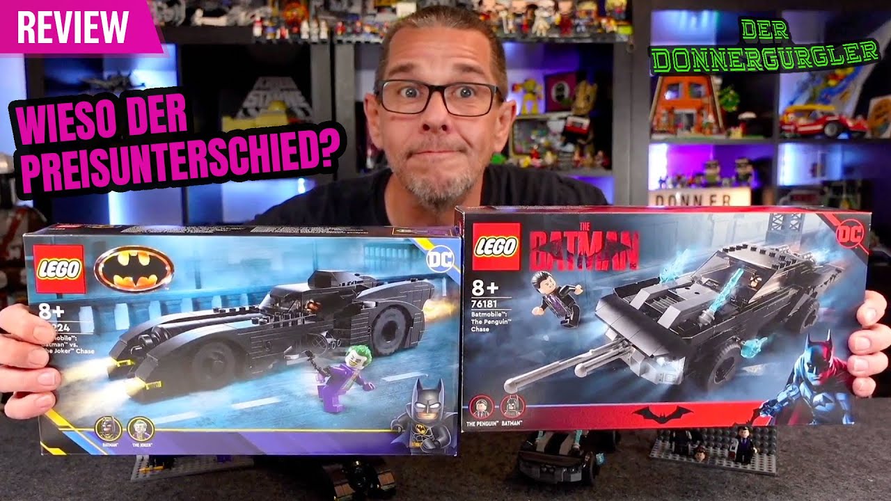 LEGO Batmobile Batman verfolgt den Joker & Pinguins  76181 & 76224