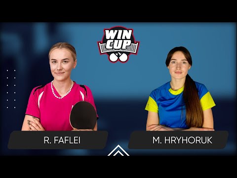 10:15 Romaniia Faflei - Mariana Hryhoruk West 2 WIN CUP 21.04.2024 | TABLE TENNIS WINCUP