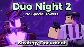 Download lagu HOW TO DUO EVENT NIGHT 2 HARD MODE WITH NO SPECIAL TOWERS | Player 2 POV Guide | TDS mp3