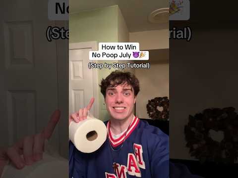 How to Win No Poop July 😈🎉