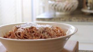 Spaghetti Bolognese Easy Pasta Recipe || KIN EATS