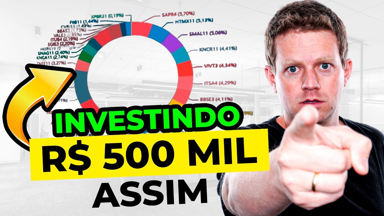 Onde INVESTIR R$500 MIL REAIS hoje?