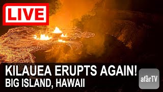 🔴 Live Now:  24/7 Kilauea Volcano Watch in Hawaii (Multi-cams)