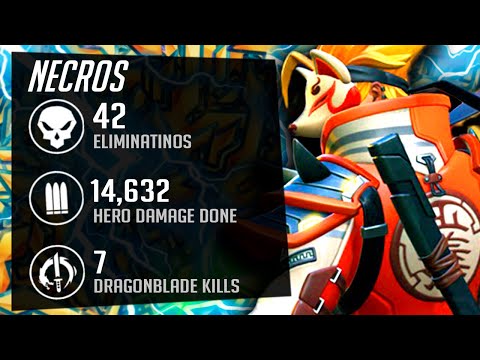 NECROS FASTEST GENJI MAIN - 42 ELIMS! POTG! [ OVERWATCH 2 TOP 500 SEASON 2 ]