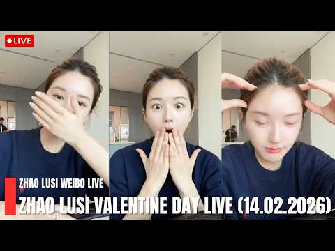 🔴 [ENG SUB] Zhao Lusi Accidentally LEAKS Her Valentine’s Dinner Plan With Someone During LIVE!