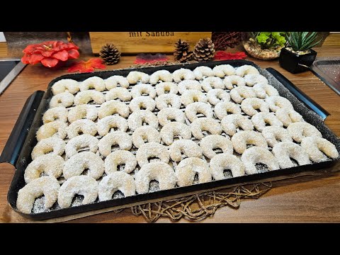 Vanillekipferl - mein bestes Rezept ohne Ei - So mürbe und so lecker