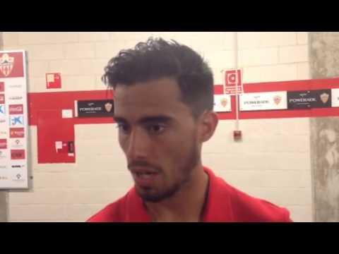Suso (UD Almería) después de ganar al Betis