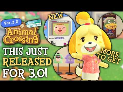 Nintendo JUST Dropped This Today For 3.0 - Animal Crossing New Horizons