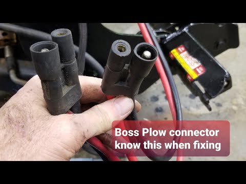 Boss Snowplow Power connector repair and rejuvination