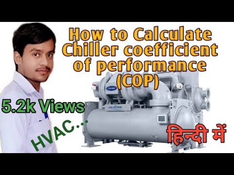 How to Calculate Chiller coefficient of performance(COP) chiller ka cop kaise nikalenge