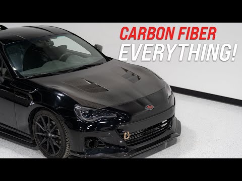 BRZ Gets Carbon Fiber Makeover