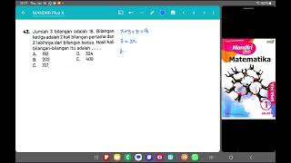 Download lagu 43 The sum of 3 numbers is 18. The third number is 2 times the first number and 2 more. mp3