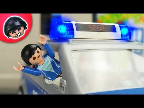 Kuno klaut ein Polizeiauto! - Teil 2   Playmobil Polizei Film   KARLCHEN KNACK #297