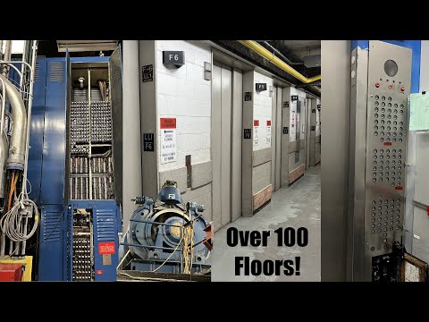 EXCLUSIVE: 100+ Floor Elevator in the Sears/Willis Tower! (Machine Room)