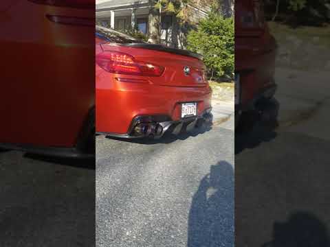 2015 bmw m6 plm downpipe takeoff