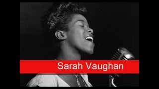 Sarah Vaughan: Ain't Misbehavin'