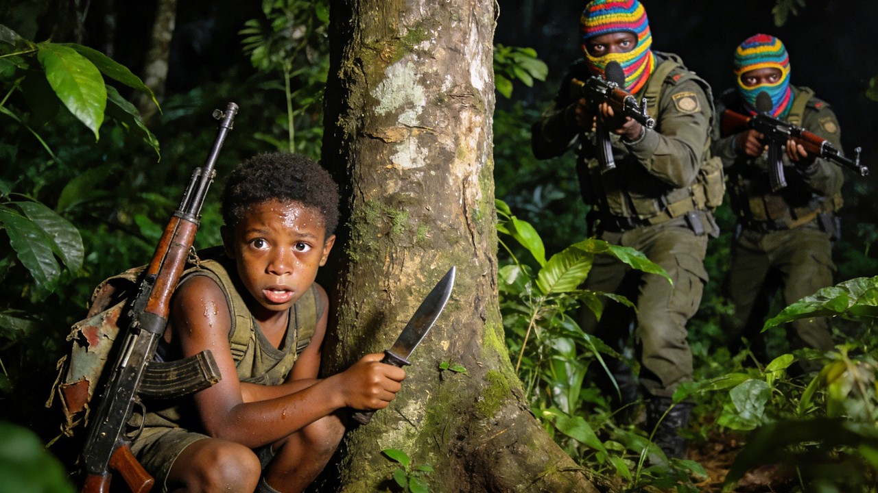 Terrorists hunt a child like prey—As they close in, Special Forces strike back with brutal firepower