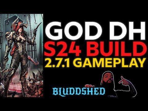 GOD DH | DEMON HUNTER SEASON 24 PTR PATCH BUILD 2.7.1 - DIABLO 3 REAPER OF SOULS GUIDE GAMEPLAY