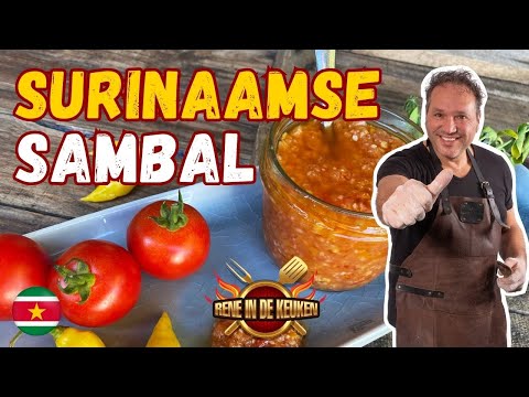 Surinaamse sambal met Madame Jeanette of lemon drop pepers