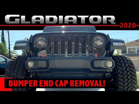 Jeep Gladiator - Removing the Bumper End Caps!