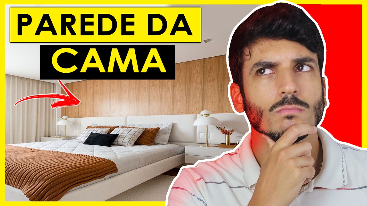 21 IDEIAS DE DECORAÇÃO PARA DECORAR PAREDE ATRÁS DA CAMA – CABECEIRA DE CAMA, BOISERIE, PORCELANATO