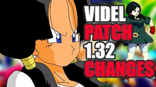 Videl New Patch Changes [1.32] | Dragon Ball FighterZ