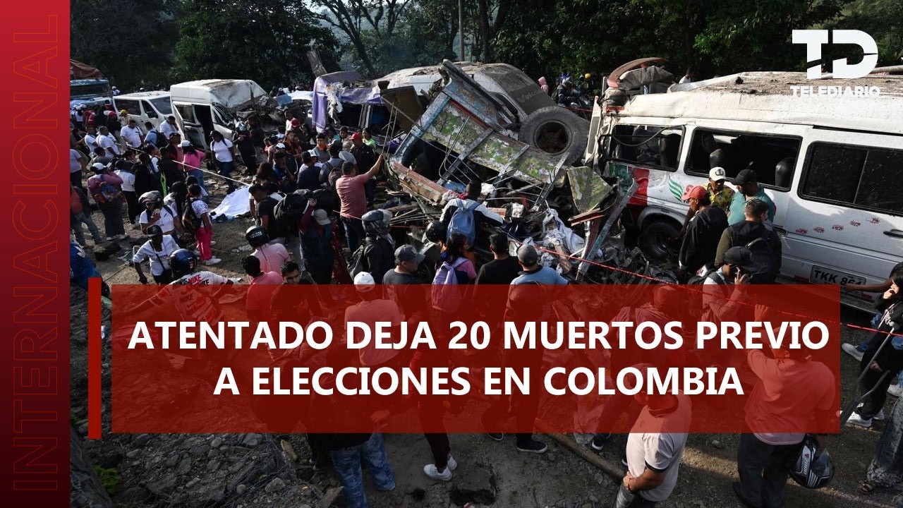 Atentado terrorista en la vía Panamericana deja 20 muertos y estremece a Colombia